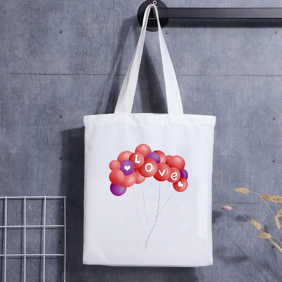 Bedruckte umweltfreundliche Canvas-Einkaufstasche mit Logodruck, wiederverwendbar, anpassbar