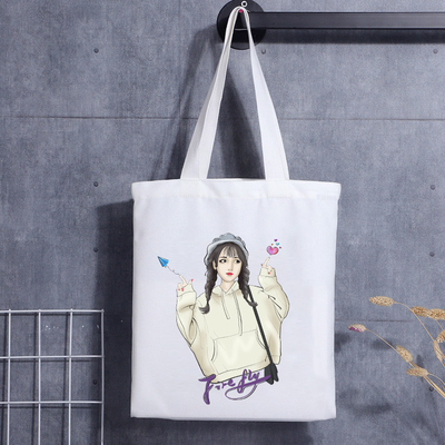 Benutzerdefinierte Mini Canvas Tote Cotton Bag bedruckte Handtasche Griff Canvas Tote Bag