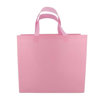 Lebensmittelgeschäft druckte den nicht gesponnenen Breathable beständigen Psychiater des Einkaufstasche-Rosa-65gsm