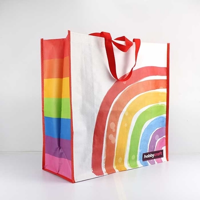 CMYK-Tiefdruck-Jungfrau-Polypropylen gesponnene Taschen schrumpfen beständiges