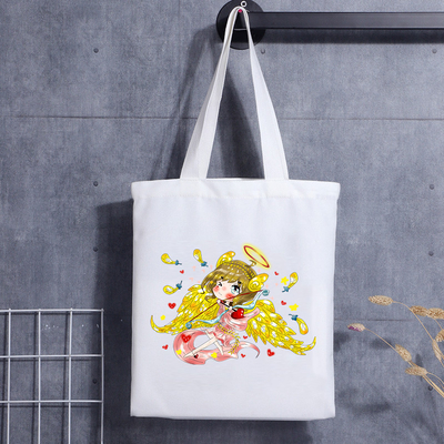 Bedruckte umweltfreundliche Canvas-Einkaufstasche mit Logodruck, wiederverwendbar, anpassbar