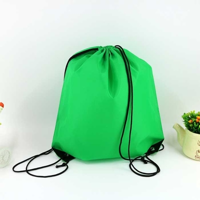 Logos Portable Carry Non Woven Taschen Individuell bedruckte Staubeinkaufstasche mit rotem Kordelzug