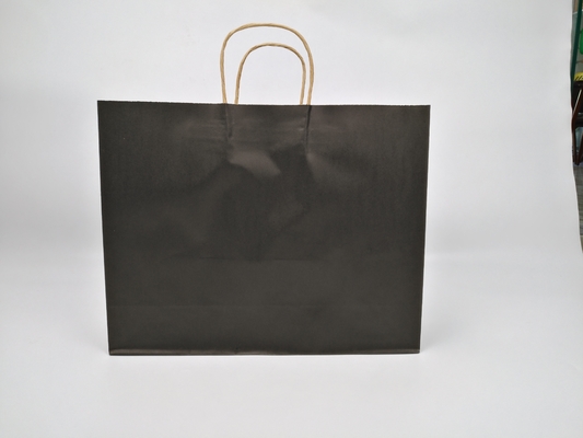 Kundenspezifische Geschenktüte aus biologisch abbaubarem Papier mit Griffen Geschenk Kraftpapier Tee Einkaufen