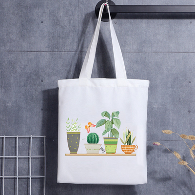 Kundenspezifischer Druck bereitete Eco-Segeltuch-Baumwolltaschen mit Ihrem Logo Shopping Bag auf