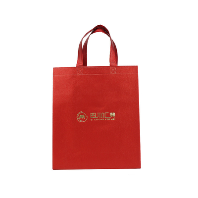 Recyclebare Einkaufstaschen kundenspezifischer Druck-Logo Reusable Tote Non Wovens mit Griff