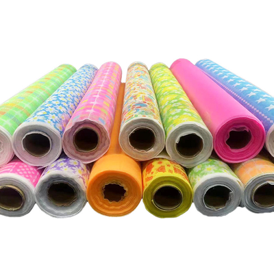 Tischdecke nichtgewebte im Gewebe-biologisch abbaubare Wegwerfbettlaken-Rohstoff Rolls pp.