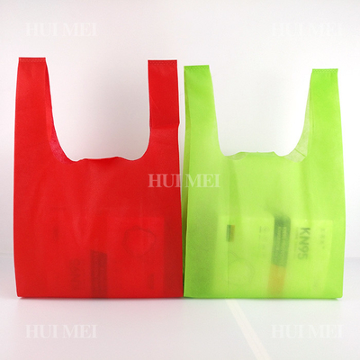 schrumpfen biologisch abbaubare nicht gesponnene T-Shirt 25gsm Tasche beständiges