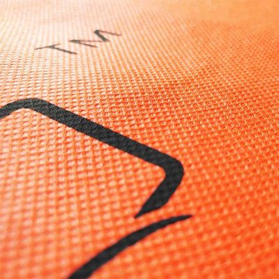 Lebensmittelgeschäft Druckzugschnur-Tasche 110Gsm Breathable mit weichem Gefühl