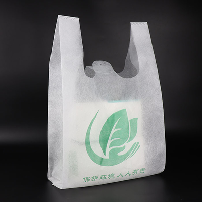Biologisch abbaubares nicht gesponnenes Carry Bag Tear Resistant For Haus pp.