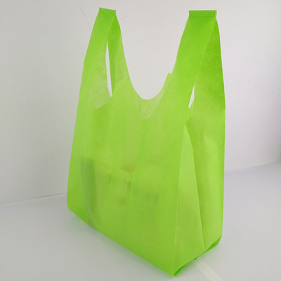 Tote Handle Heat Transfer Non gesponnener T-Shirt Taschen-Grün-Antizug