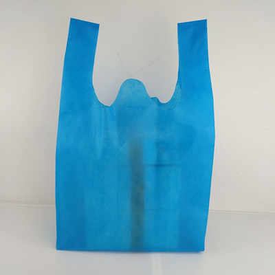 Wiederverwendbare biologisch abbaubare nicht gesponnene T-Shirt Tasche der Einkaufstasche-70gsm schrumpfen beständiges