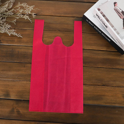Taschen-Supermarkt-Gewohnheit T-Shirt 50gsm Eco druckte nicht gesponnene nicht gesponnenen Tote Bags