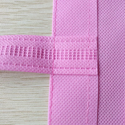 Faltbare rosa gesponnene Einkaufstaschen des Polypropylen-75gsm nicht schrumpfen beständiges