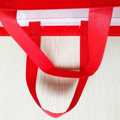 Breathable Tote Promotional Non Woven Shopping-Taschen schrumpfen beständiges
