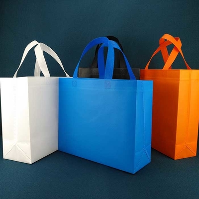 Falte Tote Reusable Promotional Non Woven-Einkaufstasche-85gsm lamellierte