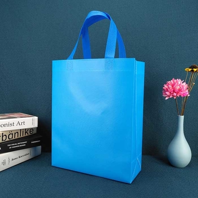 Falte Tote Reusable Promotional Non Woven-Einkaufstasche-85gsm lamellierte