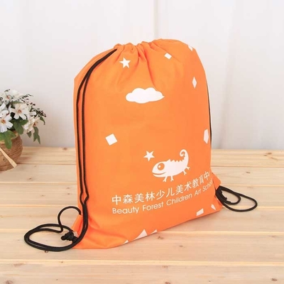 Jungfrau-Polypropylen-Zugschnur-nicht gesponnene Tasche 95Gsm mit Wärmeübertragung
