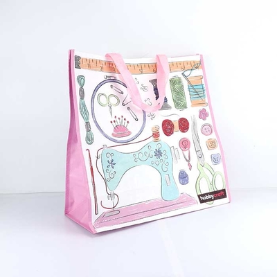 Faltbares Polypropylen gesponnenes Taschen 155Gsm AZO freies biologisch abbaubares