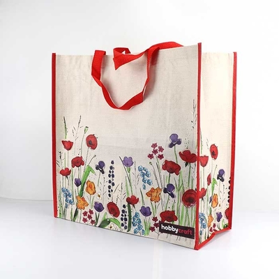 Druckte freundliche nähende farbenreiche Gewohnheit Eco Einkaufstasche-165Gsm nicht gesponnenen Tote Bags