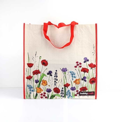 Druckte freundliche nähende farbenreiche Gewohnheit Eco Einkaufstasche-165Gsm nicht gesponnenen Tote Bags