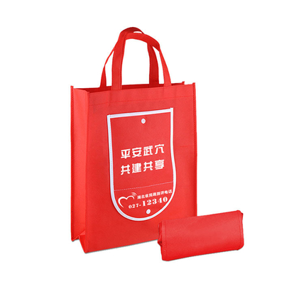 Siebdruck 96gsm lamellierte nicht gesponnene biologisch abbaubare Taschen Eco-Gewohnheit nicht gesponnenen Tote Bags