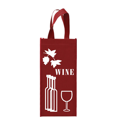 Der Tote Reusable Double Bottles Non gesponnene Wein sackt Falte 85gsm lamelliert ein