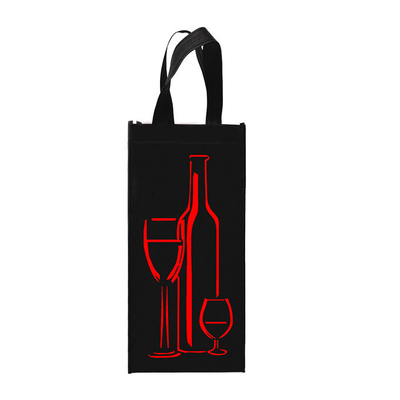 Der Tote Reusable Double Bottles Non gesponnene Wein sackt Falte 85gsm lamelliert ein