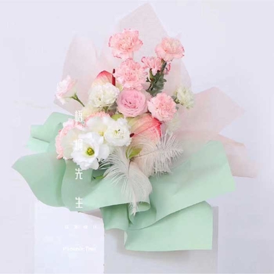 Verpackung Jungfrau-Polypropylens des Blumen-des nicht gesponnenen Verpackungsmaterial-60cm