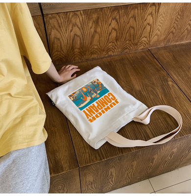 Biobaumwolle Tote Single Shoulder Canvas Bag Eco freundlich