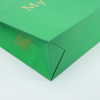 Luxusgeschenk-kundenspezifischer Logo Paper Bag With Rope-Griff