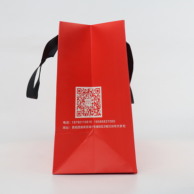 Geschenk-Taschen-Einkaufskundenspezifisches Logo Paper Bags Wine Clothing-Verpacken