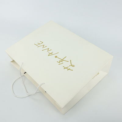 Boutiquen-Fördermaschinen-kundenspezifisches Logo Paper Bag Shopping Packaging-faltbares wiederverwendbares