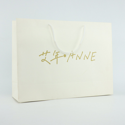 Boutiquen-Fördermaschinen-kundenspezifisches Logo Paper Bag Shopping Packaging-faltbares wiederverwendbares