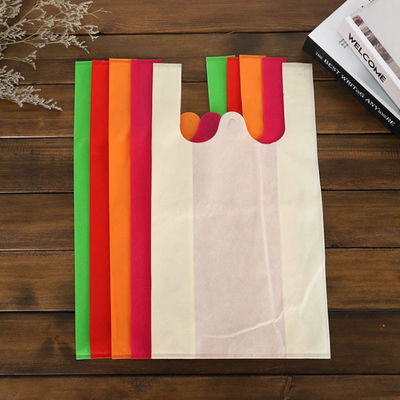Taschen-Supermarkt-Gewohnheit T-Shirt 50gsm Eco druckte nicht gesponnene nicht gesponnenen Tote Bags